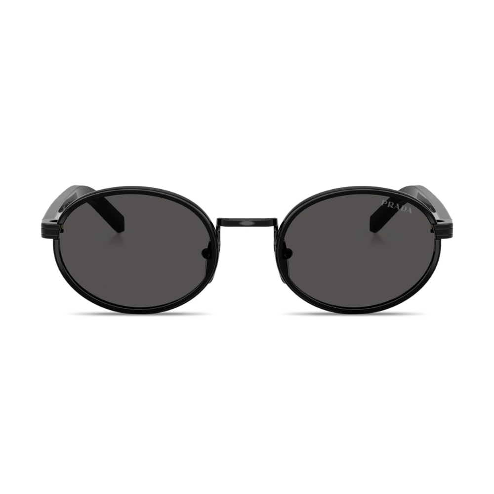 نظار شمسية نسائي برادا بيضاوية بشعار العلامة